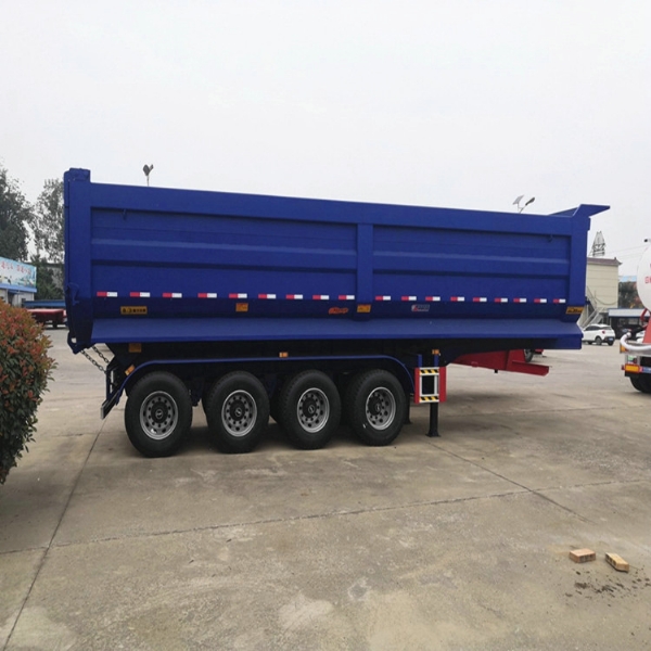 后翻自卸半挂车