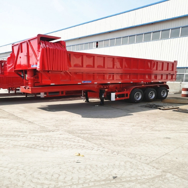 后翻自卸半挂车