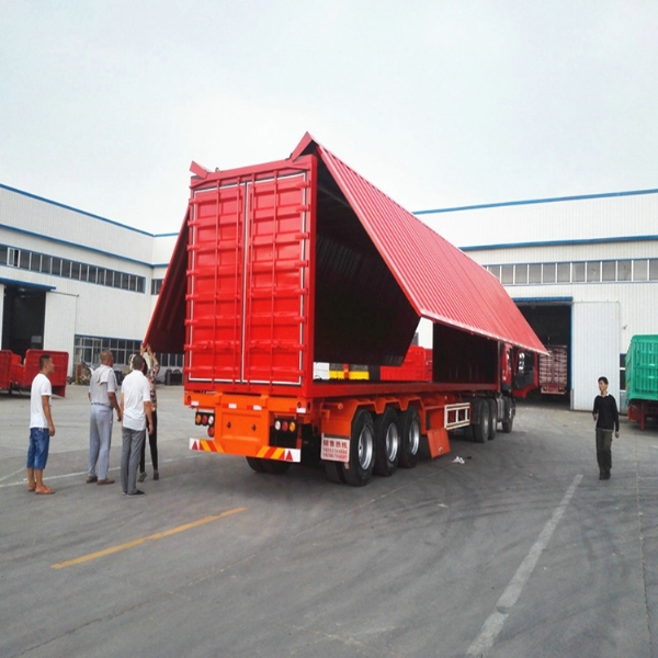 飞翼箱式半挂车