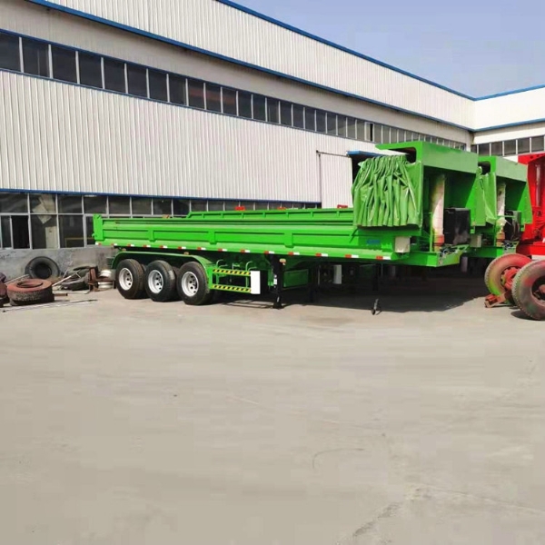 后翻自卸半挂车