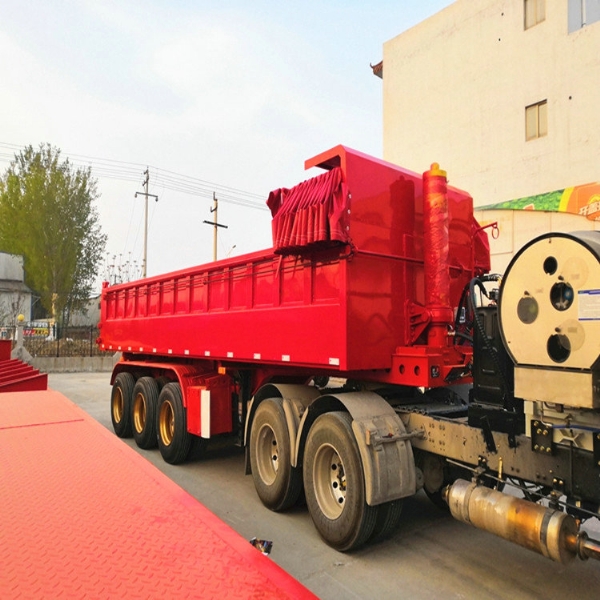 后翻自卸半挂车