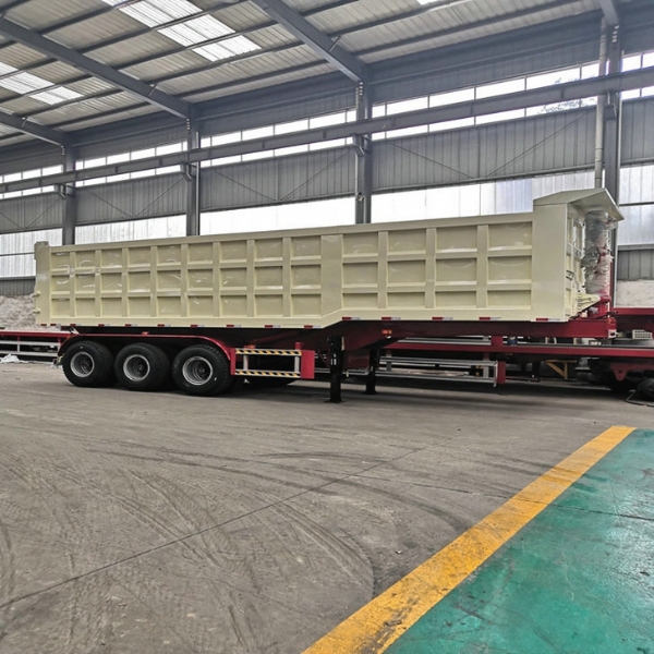 后翻自卸半挂车