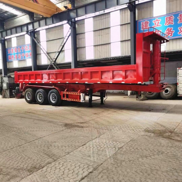 后翻自卸半挂车
